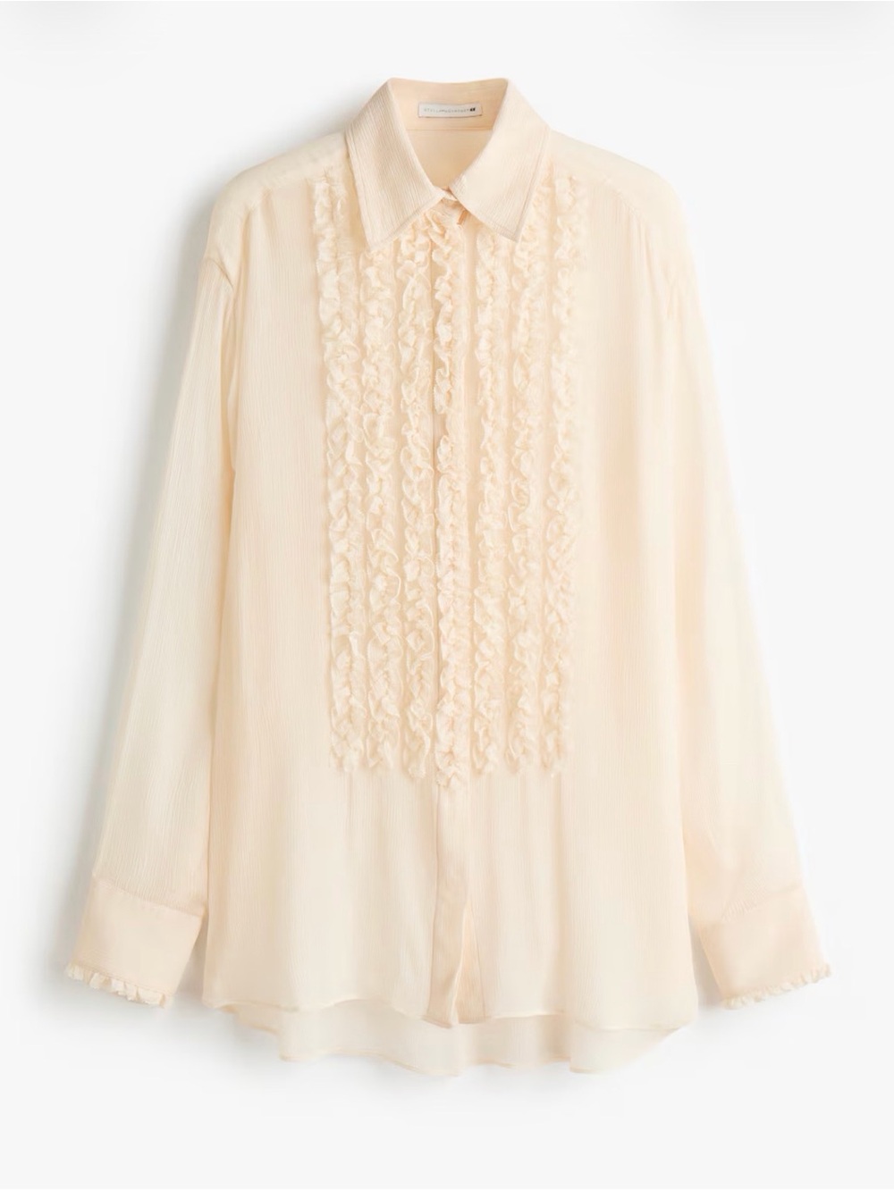 Stella McCartney H&M Silk Blend Blouse Size M